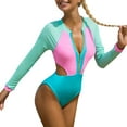 thumbnail image 1 of Gibobby Traje de Baño Sexy Bikini Bikini de verano 2023 Traje de baño ajustado con solar en contraste de color(A,M), 1 of 4