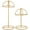 Golden, variant on Pungan cap holder 2pcs Hat Display Stands Hat Holder Metal Hat Storage Stand Hat Storage Stand,14.17"X6.3"X6.3"