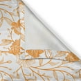 thumbnail image 6 of Ambesonne Orange and White Valance & Curtain, Flowering Stem, 55"x36", Orange White, 6 of 7