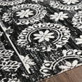 thumbnail image 6 of Mark&Day Washable Rugs, 8x10 William Traditional Black Area Rug, Blue Beige Carpet for Living Room, Bedroom or Kitchen (7'10" x 10', Machine Washable), 6 of 7
