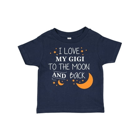 

Inktastic I Love My Gigi to the Moon and Back Gift Toddler Boy or Toddler Girl T-Shirt
