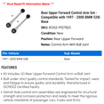 thumbnail image 2 of Rear Upper Forward Control Arm Set - Compatible with 1997 - 2000 BMW 528i Base 1998 1999, 2 of 2