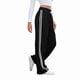 thumbnail image 1 of Pantalones Deportivos de Pierna para Mujer, Informales, de Cintura Alta, Rectos, con Cordón y Bolsillos Negro XL, 1 of 9