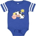 thumbnail image 3 of Inktastic Fun Farm Animals- Cow, Pig, Chick Boys or Girls Baby Bodysuit, 3 of 5
