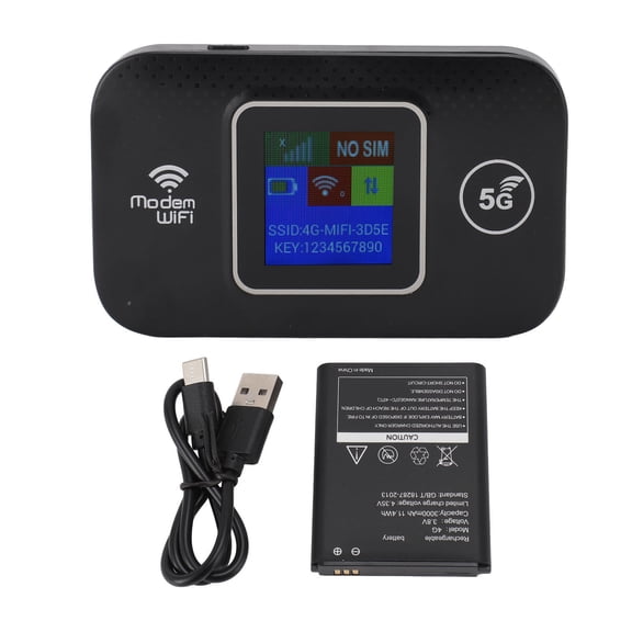 WiFi Portátil 4G LTE ANGGREK Pantalla LCD 300Mbps