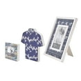 thumbnail image 2 of Kona Coast by Reyn Spooner Tropical Picture Frames Lahaina Sailor, 50 State Flower Aloha T-Shirt Hawaiian Tabletop Wall Decor Set of 3, 2 of 6