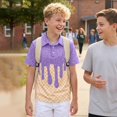 thumbnail image 5 of YunPes Boys Short Sleeve Polo Shirts Ice Cream Graphic Print Collared Golf Shirts Funny Preppy Uniform Kids Summer Pullovers, 5 of 6