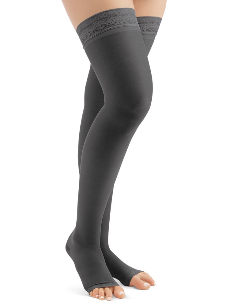 thigh high compression socks