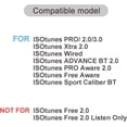 thumbnail image 3 of czcpp-Memory Embouts de Remplacement en Mousse pour ISOtunes PRO(2.0,3.0), Xtra 2.0, Advance BT 2.0, Filaire, PRO Aware 2.0 Écouteurs, Confort (3 Paires, Grand, Noir), 3 of 4