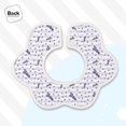 thumbnail image 4 of Hirioo Lavender Flowers for Baby Cotton Petal Bib Drool Bibs for Baby Boy Unisex, 4 of 9