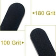 thumbnail image 5 of Nail File 10 PCS Professional Double Sided 100/180 Grit Nail Files Emery Board Black Manicure Pedicure Tool and Nail Buffering Files, 5 of 6