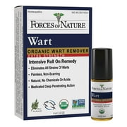 Forces of Nature Wart Control Extra Strength 4ml Rollerball, Organic Plantar, Common Wart Remover