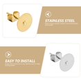 thumbnail image 2 of CHOK 1 Box DIY Jewelry Earring Posts Earrings Material Earring Backs for Studs, 2 of 7