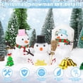 thumbnail image 3 of Kit de muñecos de nieve EOBOH, paquete de 20 unidades, manualidades navideñas para niños, 3 of 7