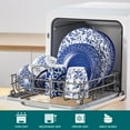 thumbnail image 3 of MALACASA 16 Piece Dinnerware Set for 4, Hand Painted Blue and White Porcelain Dish Set, Plates and Bowls Sets Safe for Dishwasher, Dish with Cups, 3 of 12
