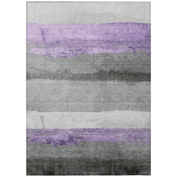 Dalyn Rugs Machine Washable Indoor/Outdoor Chantille Lavender 2'6" x 3'10" Rug