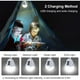 thumbnail image 3 of Bombilla LED solar recargable por USB e impermeable para uso en exteriores, control remoto incluido, 3 of 5