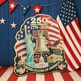 thumbnail image 3 of BSJJY 250th Independence Day USA Metal Fridge Magnet, US Bicentennial Commemorative Souvenir Patriotic Strong Magnetic Sticker for Kitchen Refrigerator Decor, 3 of 7