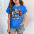 thumbnail image 2 of UngA 250th Anniversary USA Shirt Boys Girls USA Shirts Kids 4th of July Shirts Toddler American Flag Tshirt Patriotic Top Independence Day Outfit 2-14 Years,Blue, 2 of 4