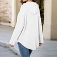 thumbnail image 6 of AloohaidyvioNo Boundaries Womens Half Zip Fleece Sweatshirts Fall Oversized Trendy Long Sleeve Casual Pullover Tops, 6 of 8