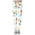 thumbnail image 4 of Women's Easter Print Sports Leggings -Lifting Yoga Pants White XL, 4 of 5