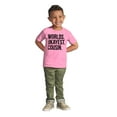 thumbnail image 3 of Worlds Okayest Cousin Family Relative Toddler Boy Girl T Shirt Infant Toddler Brisco Brands 4T, 3 of 6