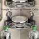 thumbnail image 2 of Triangle Suction Cup Shower Caddy Corner Shower Caddy Bathroom Shower Organizer No Drilling Shower Shelves With Hooks Removable Rustproof Bathroom Org, 2 of 7