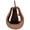 Copper, variant on Heidi Polished Ceramic Pear Figurines Set – Decorative Modern Fruit Sculptures, Glossy Finish Home Décor Accent for Living Room, Tabletop (Small, Saga)