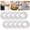 #-10PCS-06, variant on Reusable Aluminum Foil Food Covers, 8.7 Inch Aluminum Foil Insulation Cover, Heat-Insulating Aluminum Foil Food Covers, Elastic Foil Covers for Kitchen Freshness Preservation and Insulation (10Pcs)