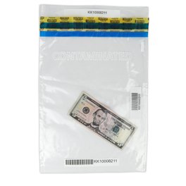 BankSupplies Ultima Blue Cash Deposit Bags | 9x12 Inch, Pack Of 100, Tamper-Evident With Heat/Cold/Moisture Detection