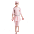 thumbnail image 3 of Trajes de baño para niñas Traje de baño conservador de tres piezas para niñas Traje de baño con protección solar, 3 of 6