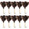 thumbnail image 1 of Plumero iHuFeather, plumas de avestruz, 35 cm, color natural, 10 unidades, 1 of 6