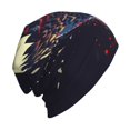 thumbnail image 6 of Easygdp Watercolor Bald Eagle Knit Beanie, Soft Beanie Hat, Daily Beanie in Fine Knit for Women Men Winter, 6 of 7