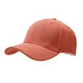 thumbnail image 2 of Solid Faux Suede Baseball Cap JIANLAI Adjustable Curved Brim Dad Hat Soft Textured Plain Casual Headwear for Daily Walking Shopping Travel Outdoor Activities, 2 of 9