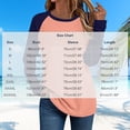 thumbnail image 2 of DISKEBUISS Women's Long Sleeve Raglan T-Shirts Crew Neck Color Block Tops for Fall Casual Loose Blouse, 2 of 6