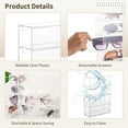 thumbnail image 4 of 3 PCS 4-Tier Acrylic Sunglasses Organizer with 4 Drawers - Stackable Glasses Storage Box, Eyewear Display Case for Men & Women, 4 of 6