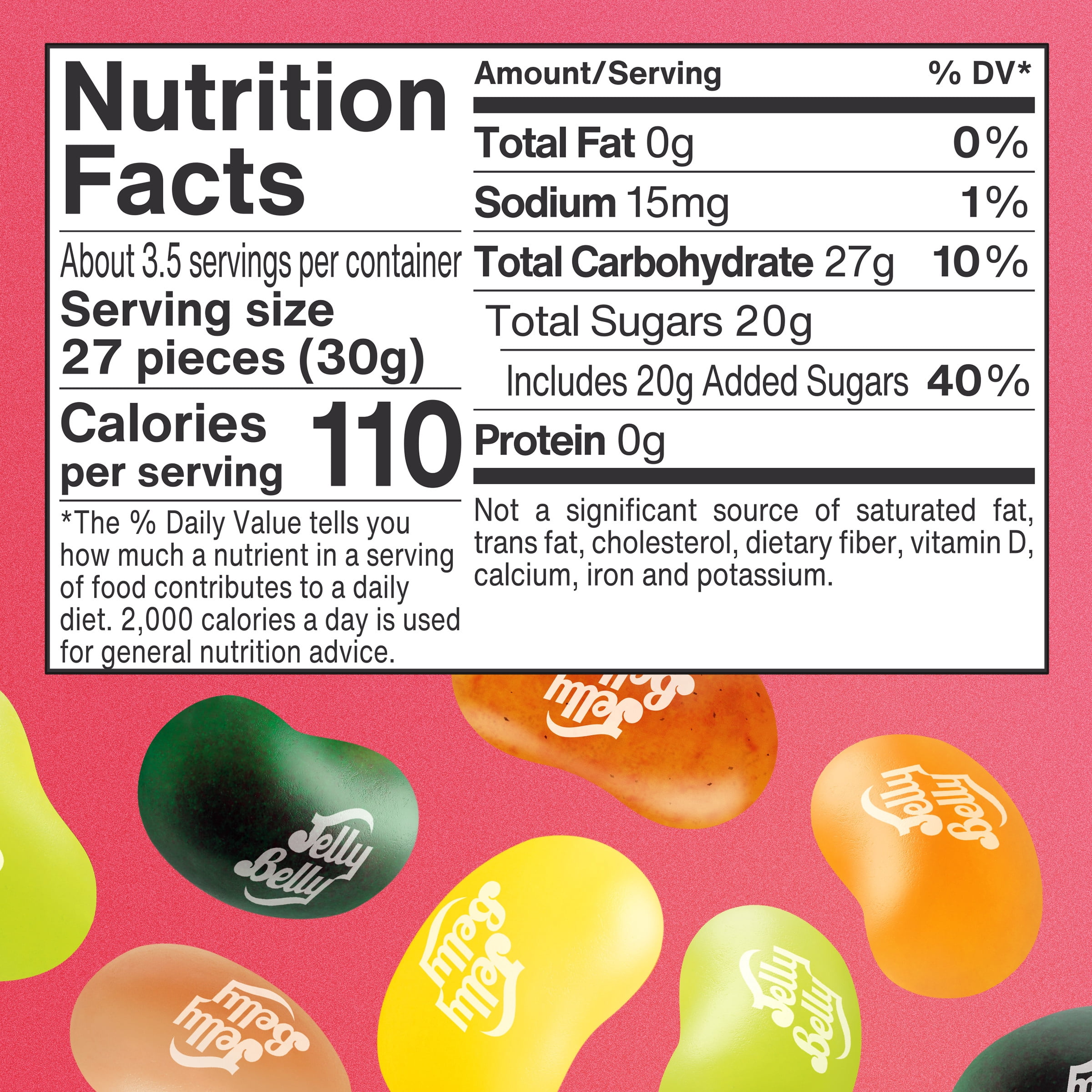 Jelly Belly Tropical Paradise Jelly Bean Collection - 3.5 oz Grab & Go® Bag, 12-Count Case - Genuine, Official, Straight from the Source