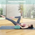 thumbnail image 4 of Costway Coussin Traversin de Yoga Coussin de Méditation avec Housse Lavable et Poignée de Transport Vert, 4 of 10