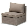 thumbnail image 4 of Bowery Hill Modern Grey Fabric and Grey Finished 6-Piece Patio Set, 4 of 8