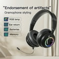 thumbnail image 4 of lightning Deals of today Kids Headphones Children Girls Boys Teens Foldable Adjustable On Ear Headphones 3.5mm Jack Compatible Cellphones Computer MP3/4 Kindle School Tablet, 4 of 8