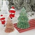 thumbnail image 3 of Tnobhg Christmas Tree Silicone Candle Mold Food Grade Heat-Resistant Non-stick Easy Demolding DIY 3D Craft Mold, 3 of 7