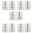 thumbnail image 1 of CHUANK 10Pcs Stainless Steel 2 Inch 4.4X3.1cm Cabinet Door Hinges Hardware, 1 of 4