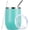Light Green, variant on MEWAY Stemless 12oz Wine Tumbler Glasses with Lid -Insulated Double Wall Vacuum Stainless Steel Travel Tumbler with Straw,for Woman Under 10 dollars (Silver,1)