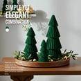 thumbnail image 6 of Ayieyill 3pcs Tabletop Christmas Tree Velvet Resin Christmas Trees for Christmas Decor Indoor, Christmas Table Decor, 6 of 8