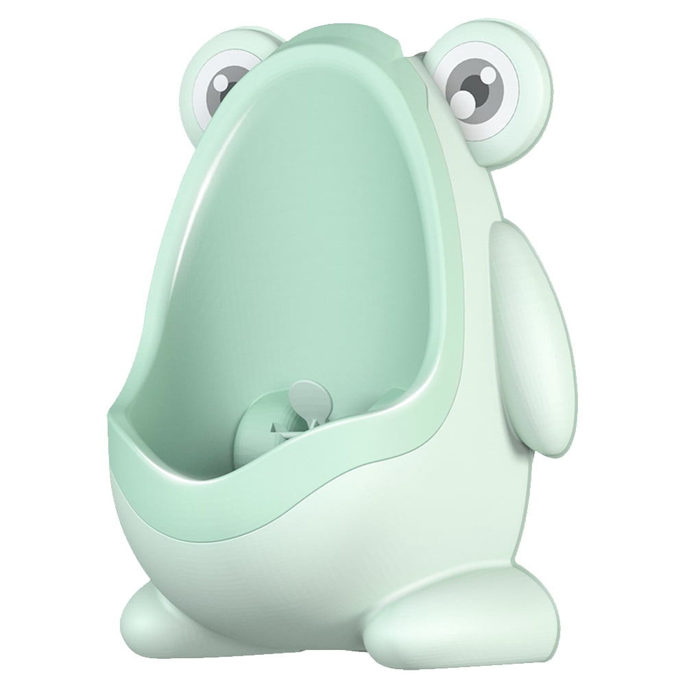 1pc Children Cartoon Pattern Standing Potty Toilet Urinal Potty Training Boy Pee Trainer for Boys (Light Green)