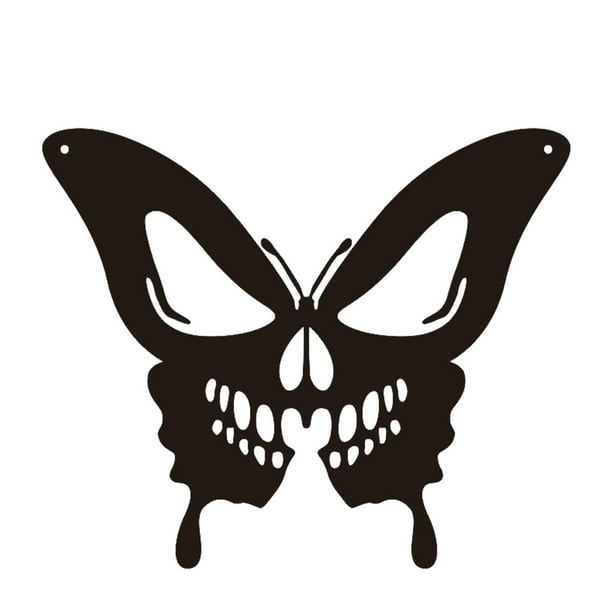 Monstrate Mariposas duraderas y elegantes y decoración de calavera para una decoración duradera Elección de regalo Metal Kits de decoración para fiestas C