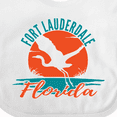 thumbnail image 4 of Inktastic Fort Lauderdale Florida Vacation Trip Boys or Girls Baby Bib, 4 of 4