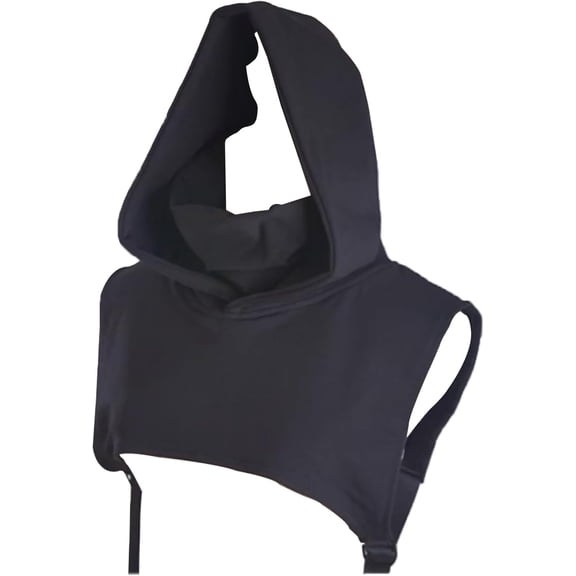 KuKuzhu Detachable Dickey Collar Cyberpunk Rogue Cowl Hoods Winter Neck Warmer Costume Hooded
