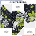thumbnail image 6 of FORMRS Boys Pajama Pants with Pockets Size 6-8Y Kids Lounge Sleep Bottoms, White Flower Pattern, 6 of 8