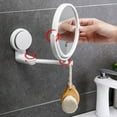 thumbnail image 2 of Mirrors for Wall,Punch Round Vanity Mirror Bathroom Foldable Wall Mirror Home Rotating Mirror,Bathroom Mirrors for Wall,Bathroom Mirrors for Vanity,Mirrors for Bathroom, 2 of 7